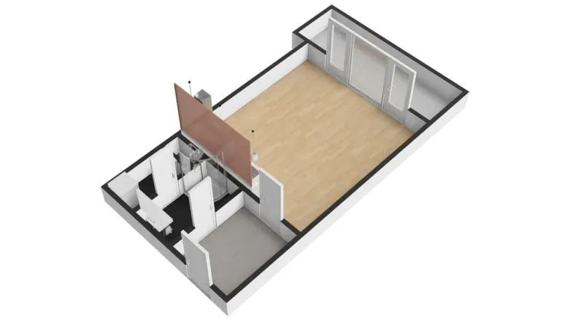 Prodej bytu 1+kk, Praha - Zličín, Míšovická, 35 m2