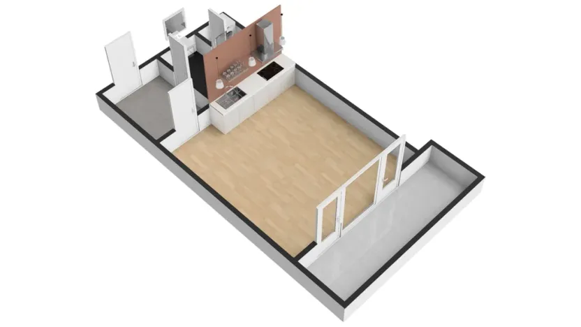 Prodej bytu 1+kk, Praha - Zličín, Míšovická, 35 m2