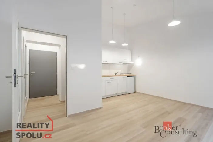 Pronájem bytu 1+kk, Brno - Horní Heršpice, Sokolova, 26 m2