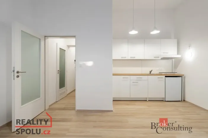 Pronájem bytu 1+kk, Brno - Horní Heršpice, Sokolova, 26 m2