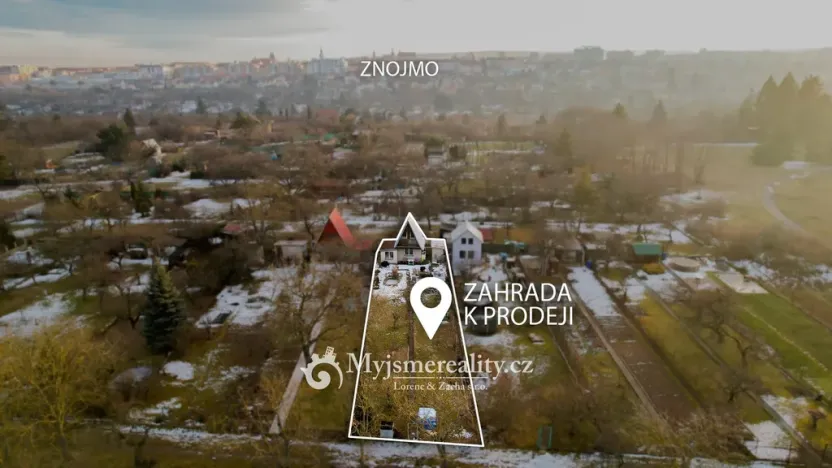 Prodej zahrady, Znojmo, 426 m2