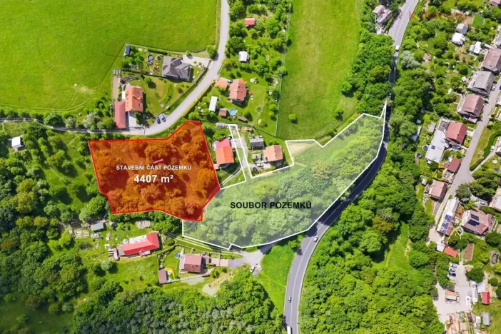 Prodej pozemku pro bydlení, Bohuslavice u Zlína, 4407 m2
