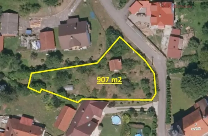 Prodej pozemku pro bydlení, Horní Lhota, 907 m2