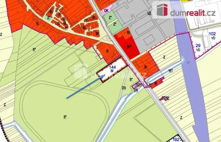 Prodej pozemku pro bydlení, Tlumačov, Dolní, 377 m2