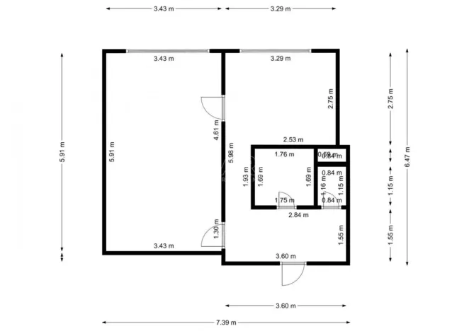 Pronájem bytu 1+1, Mladá Boleslav - Mladá Boleslav II, Jana Palacha, 41 m2
