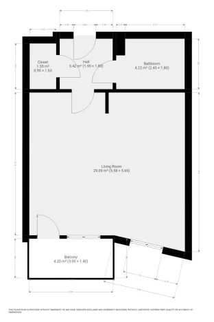 Pronájem bytu 1+kk, Praha - Žižkov, V zahrádkách, 38 m2