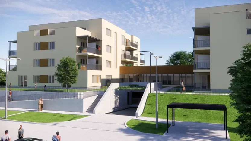 Pronájem bytu 2+kk, Slavkov u Brna, Nerudova, 44 m2