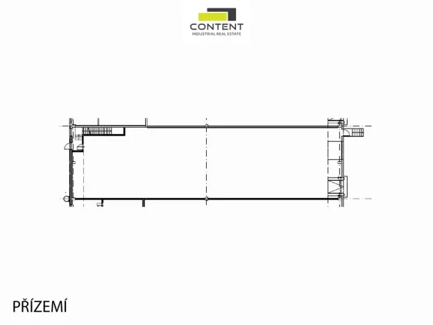 Pronájem skladu, Chrášťany, Za Tratí, 550 m2