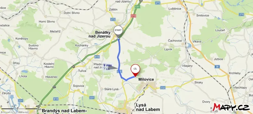 Pronájem komerčního pozemku, Milovice, Topolová, 21200 m2