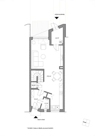 Prodej rodinného domu, Milovice, Topolová, 110 m2