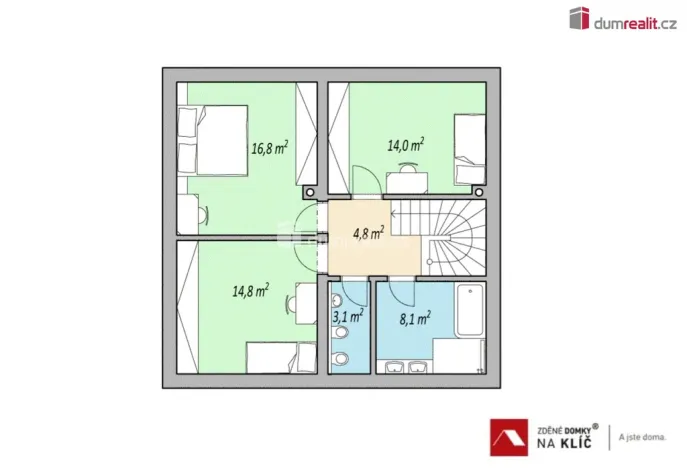 Prodej rodinného domu, Luhačovice, Mlýnská, 125 m2