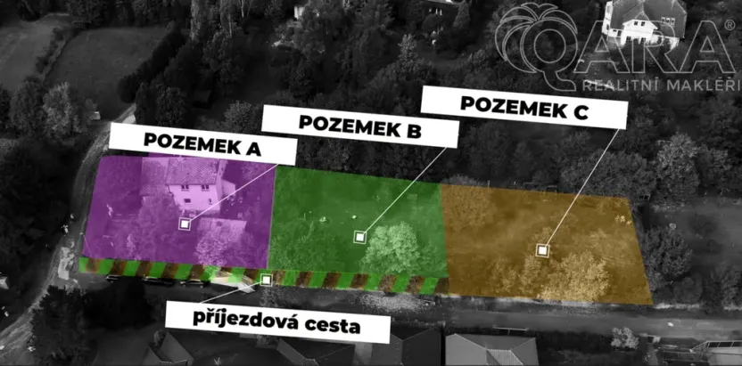 Prodej pozemku pro bydlení, Chrást, Vilová, 2055 m2