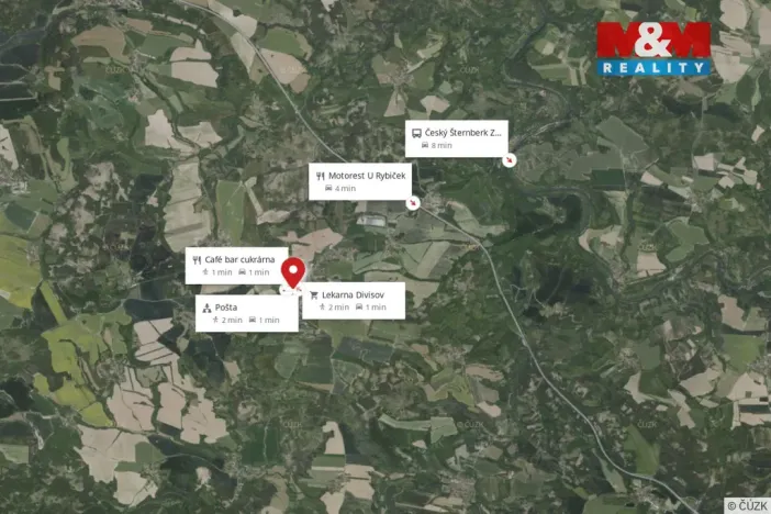 Pronájem kanceláře, Divišov, Horní náměstí, 83 m2