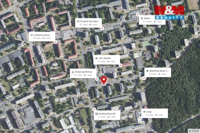 Prodej bytu 3+1, Kladno, Bulharská, 64 m2