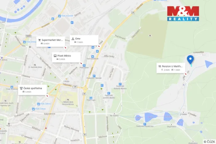 Prodej zahrady, Písek - Budějovické Předměstí, 381 m2
