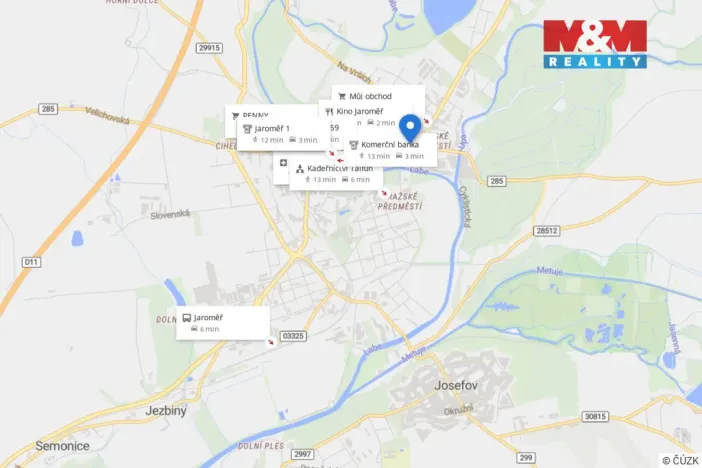 Pronájem obchodního prostoru, Jaroměř - Jakubské Předměstí, Palackého, 26 m2