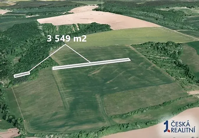 Prodej pole, Hradčovice, 3549 m2