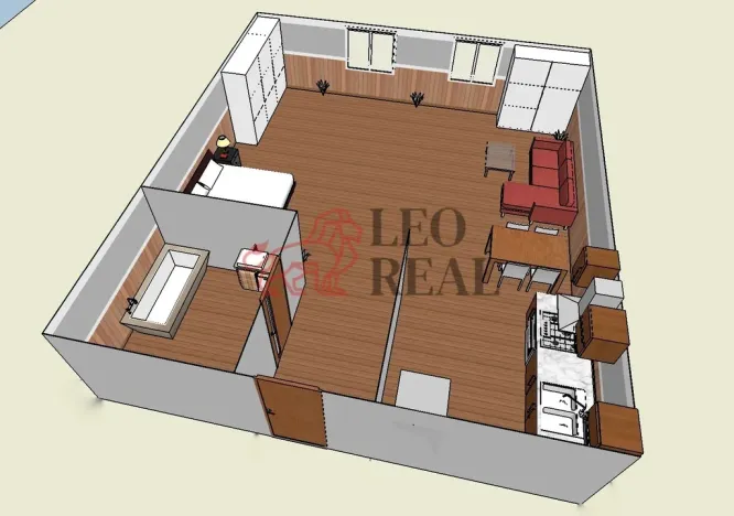 Pronájem bytu 1+kk, Uherské Hradiště - Mařatice, Sadová, 48 m2