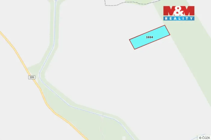 Prodej pole, Manětín - Stvolny, 13696 m2