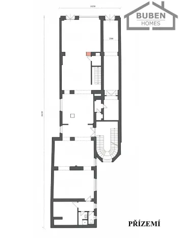 Prodej činžovního domu, Plzeň - Vnitřní Město, Sedláčkova, 1040 m2