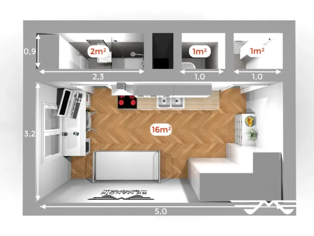 Pronájem bytu 1+kk, Praha - Strašnice, V předpolí, 20 m2