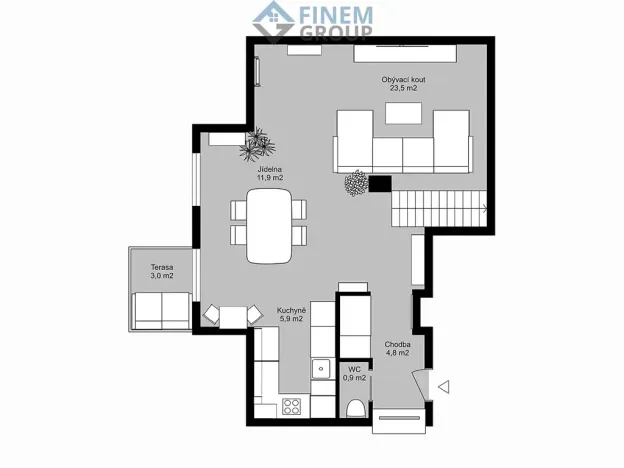 Prodej bytu 3+kk, České Budějovice, 135 m2