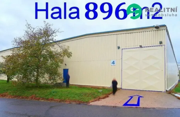 Pronájem skladu, Úvaly, Pražská, 896 m2