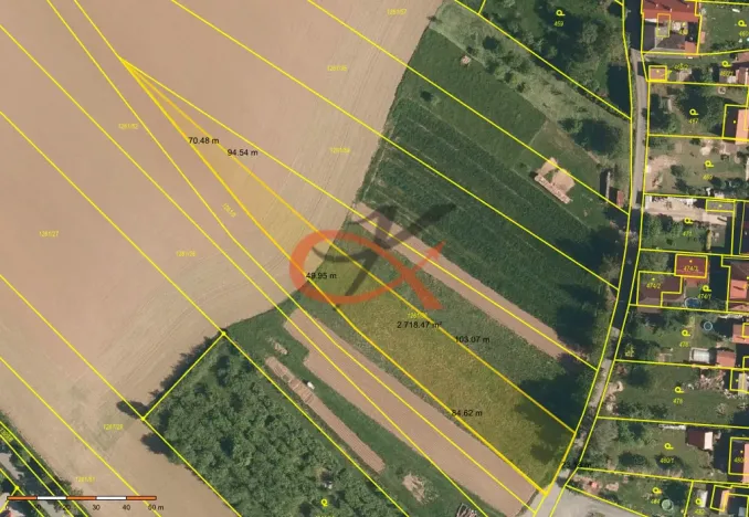 Prodej pozemku pro bydlení, Bělotín, 2600 m2