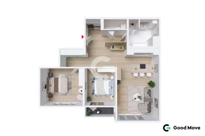 Prodej bytu 3+kk, Zlín - Kudlov, Vrchy, 100 m2