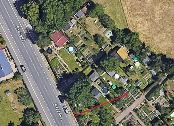 Pronájem zahrady, Chomutov, Pražská, 283 m2