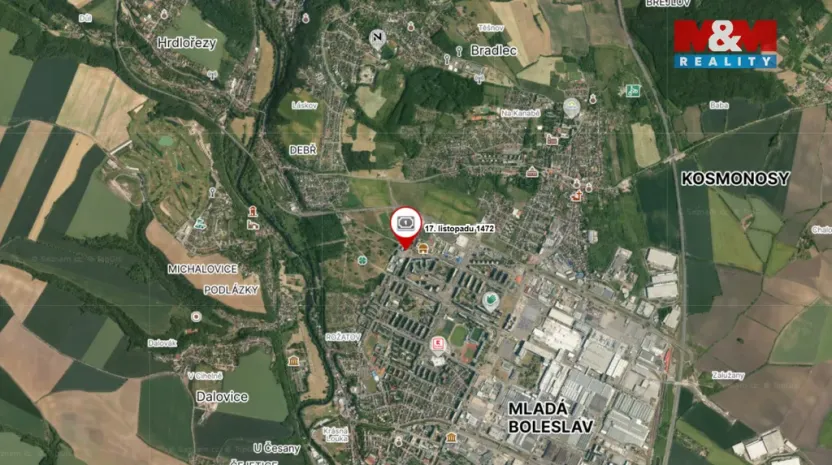 Prodej bytu 2+kk, Mladá Boleslav - Mladá Boleslav II, 17. listopadu, 59 m2