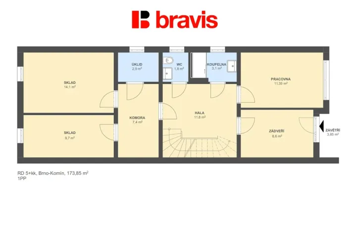 Prodej pozemku pro bydlení, Brno, Chaloupky, 701 m2