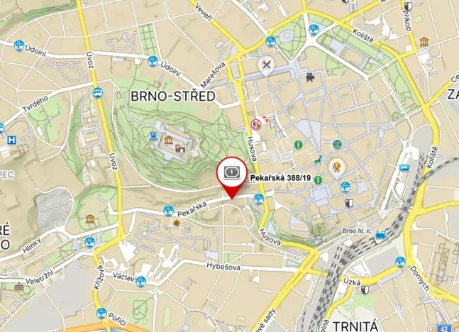 Prodej bytu 1+1, Brno - Staré Brno, Pekařská, 38 m2