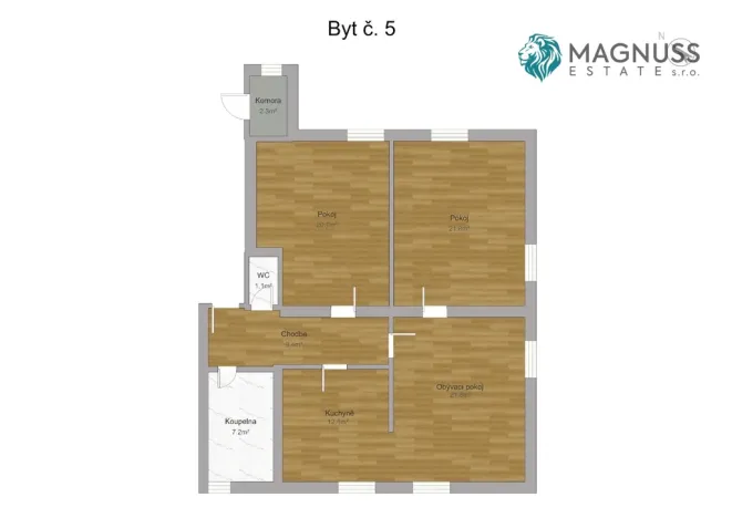 Prodej bytu 3+kk, Ostrava, Na Bunčáku, 96 m2