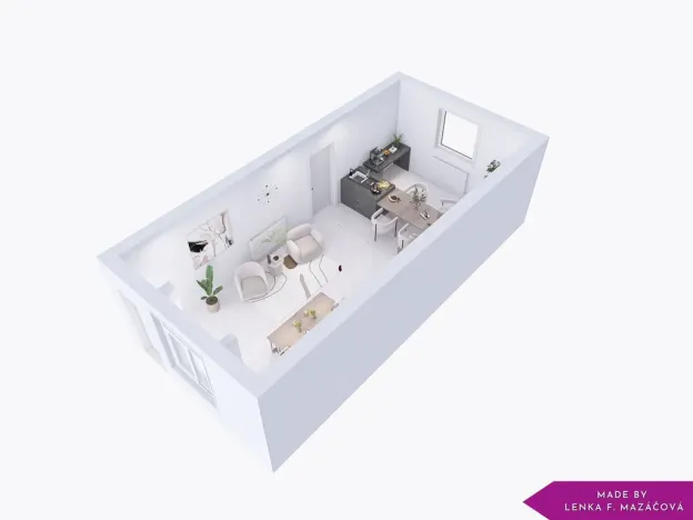 Pronájem obchodního prostoru, Olomouc - Nové Sady, Střední novosadská, 34 m2