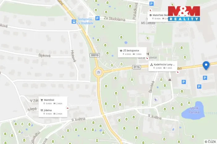 Prodej bytu 3+kk, Šestajovice, Komenského, 78 m2