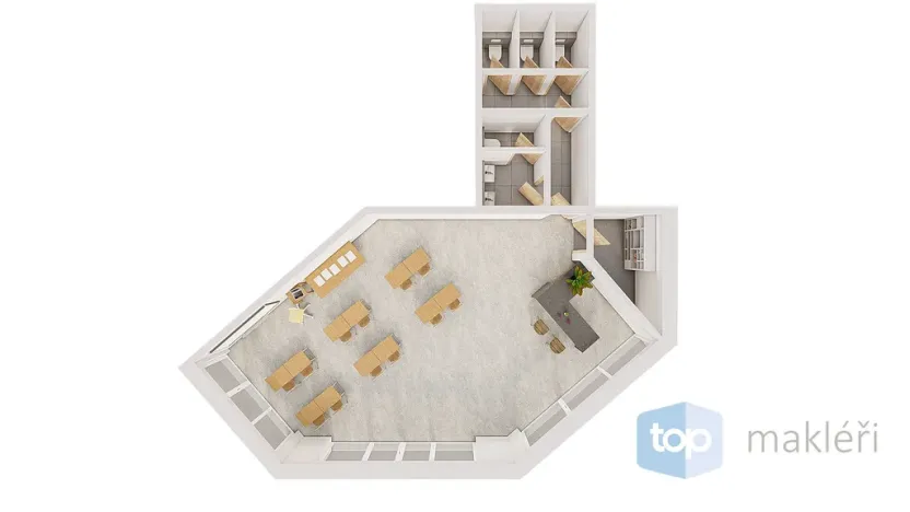 Prodej obchodního prostoru, Horoušany, 82 m2