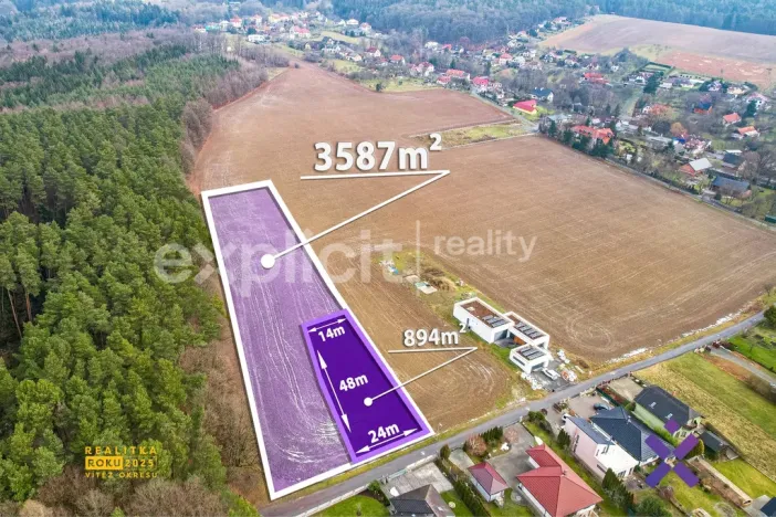 Prodej pozemku pro bydlení, Zlín - Velíková, 3587 m2