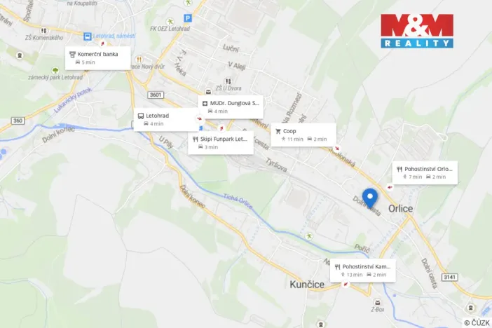 Pronájem bytu 2+kk, Letohrad, Dolní cesta, 50 m2