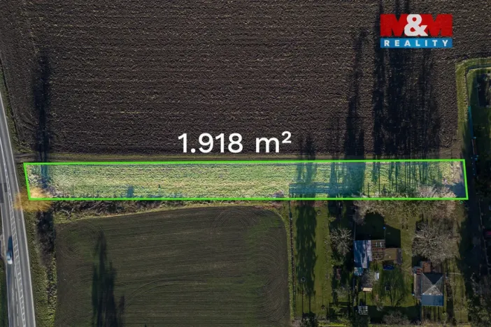Prodej pozemku pro bydlení, Dub nad Moravou, 1918 m2