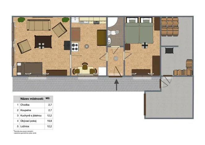 Prodej rodinného domu, Velenka, 50 m2