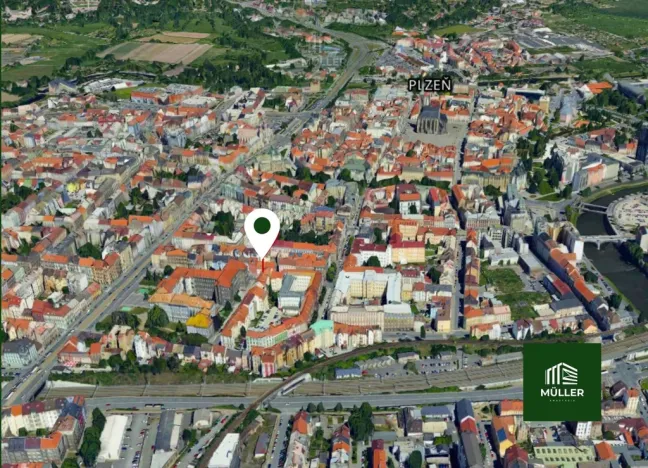 Pronájem bytu 3+1, Plzeň - Jižní Předměstí, náměstí T. G. Masaryka, 57 m2