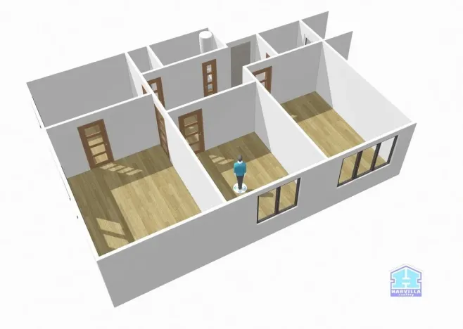 Prodej bytu 3+1, Kralovice - Trojany, 78 m2