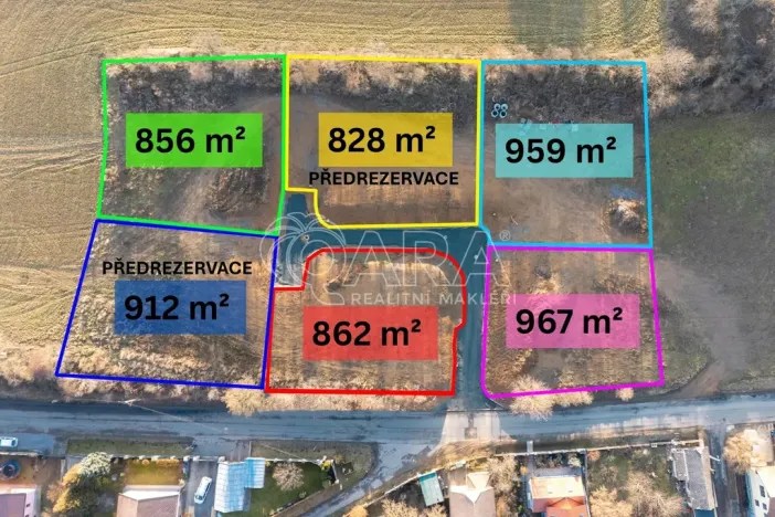 Prodej pozemku pro bydlení, Čisovice, 862 m2