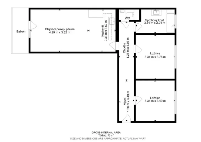 Pronájem bytu 3+kk, Dobřany, Dragounů, 71 m2