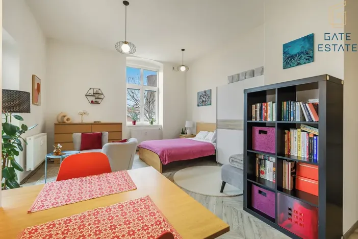 Pronájem bytu 1+kk, Brno, Vlhká, 41 m2