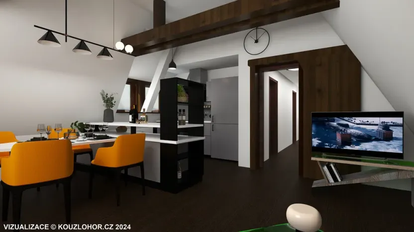 Prodej bytu 3+kk, Janov nad Nisou - Hrabětice, 63 m2