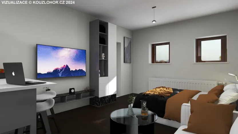 Prodej bytu 1+kk, Janov nad Nisou - Hrabětice, 28 m2