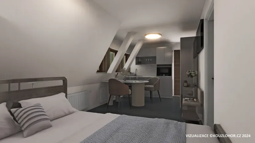 Prodej bytu 1+kk, Janov nad Nisou - Hrabětice, 24 m2