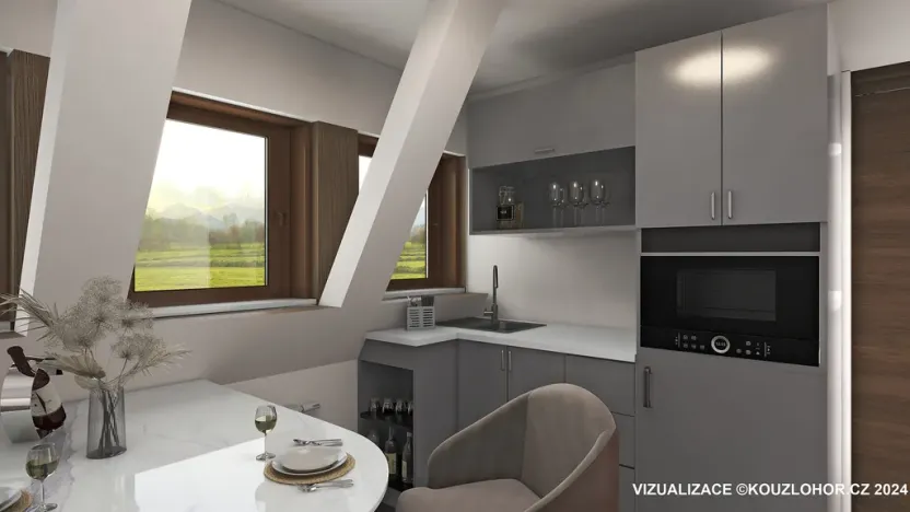 Prodej bytu 1+kk, Janov nad Nisou - Hrabětice, 24 m2